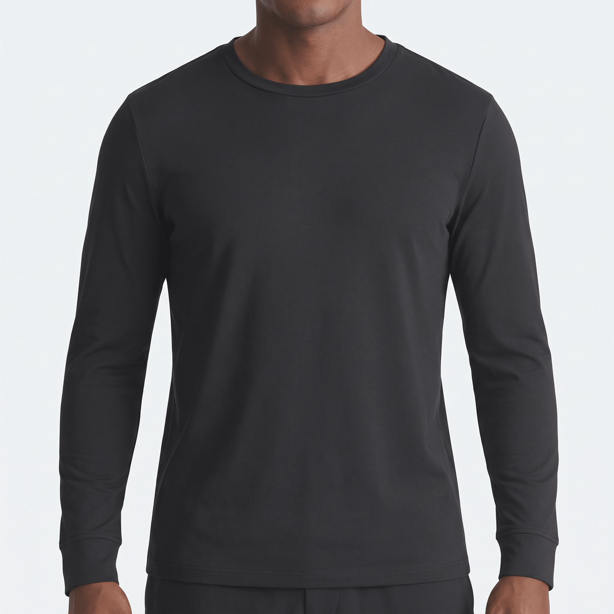 The Second Skin TENCEL™ Crew Neck Long Sleeve T-Shirt - kula