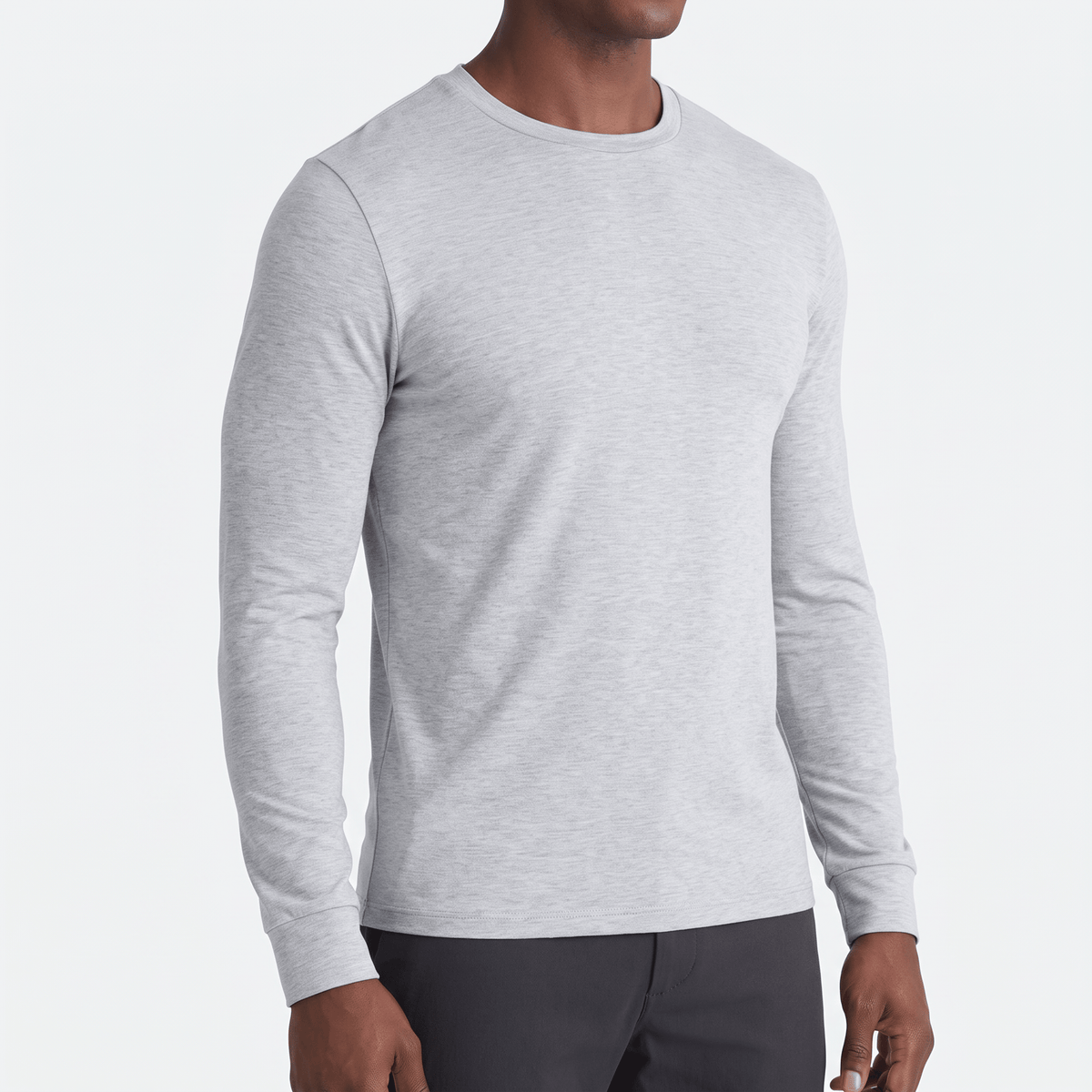 The Second Skin TENCEL™ Crew Neck Long Sleeve T-Shirt - kula
