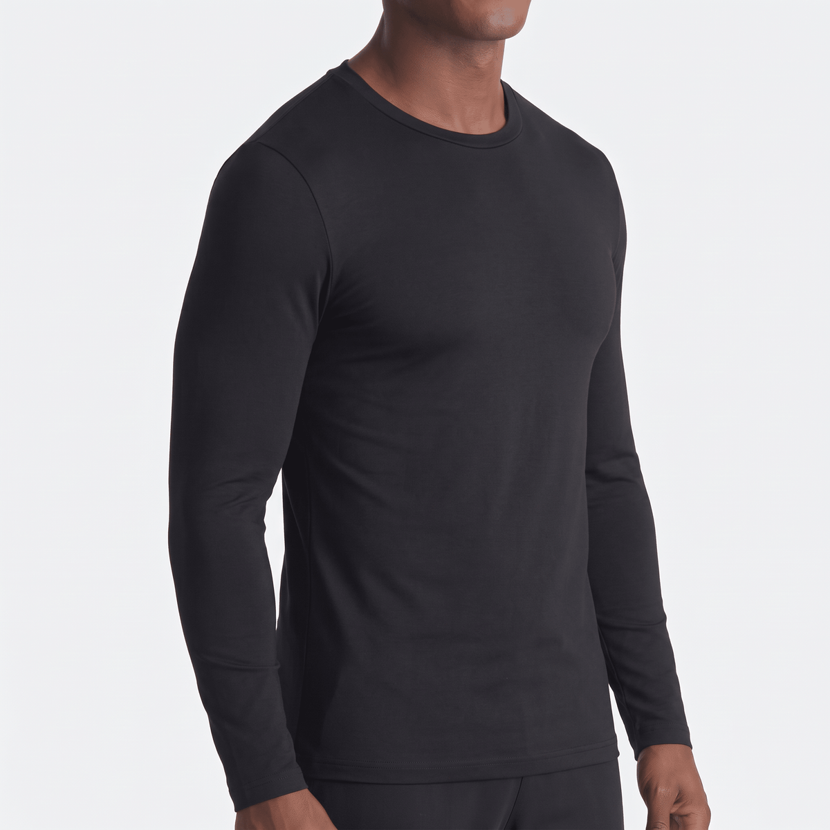 The Second Skin TENCEL™ Crew Neck Long Sleeve T-Shirt - kula