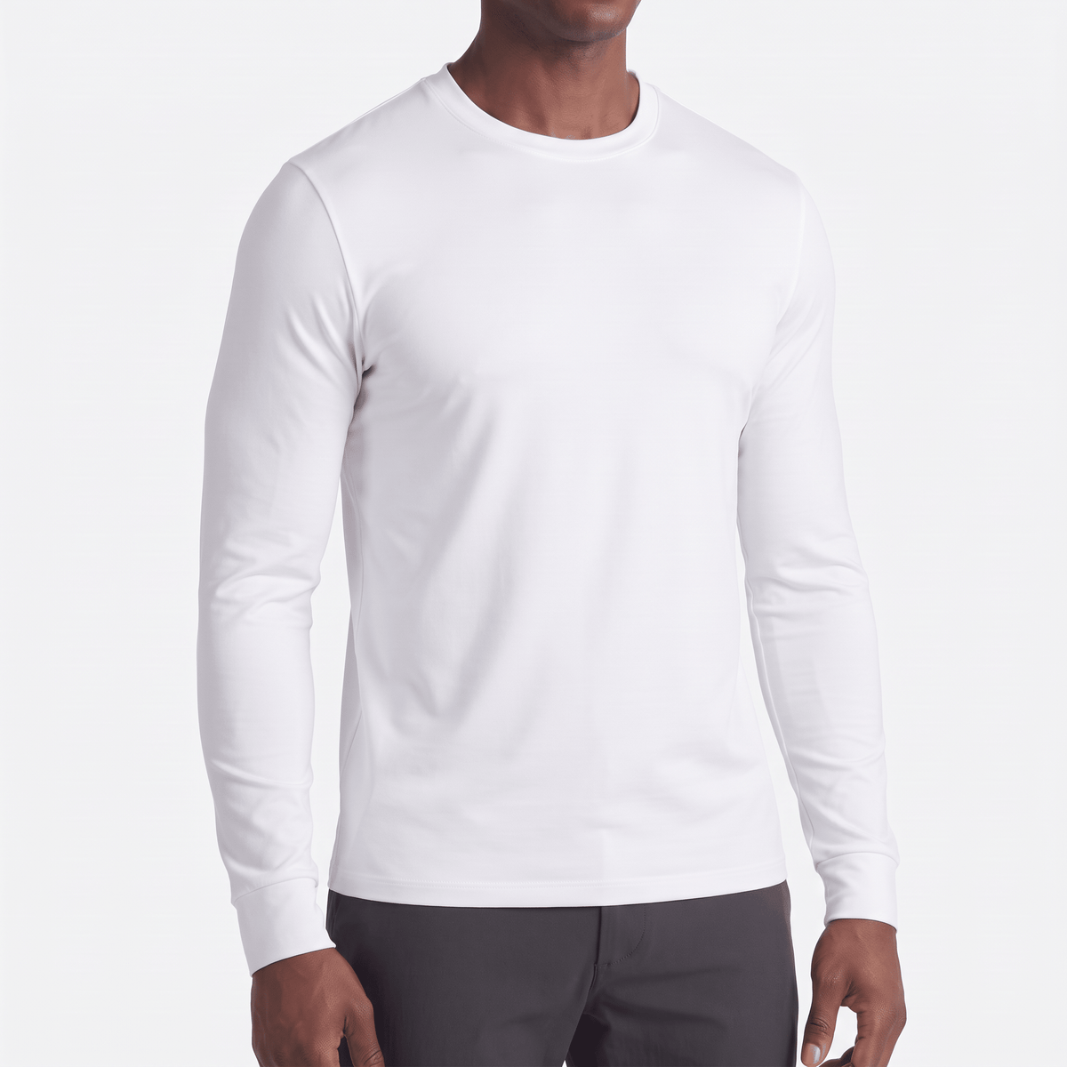 The Second Skin TENCEL™ Crew Neck Long Sleeve T-Shirt - kula