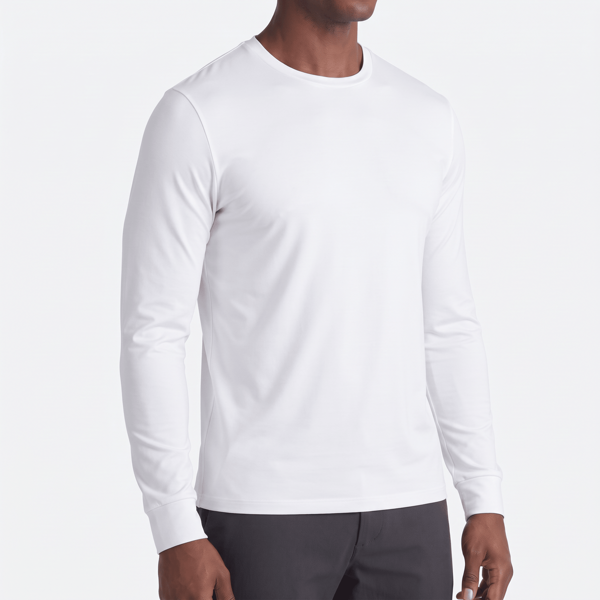 The Second Skin TENCEL™ Crew Neck Long Sleeve T-Shirt - kula