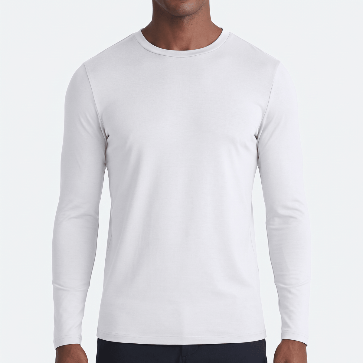 The Second Skin TENCEL™ Crew Neck Long Sleeve T-Shirt - kula