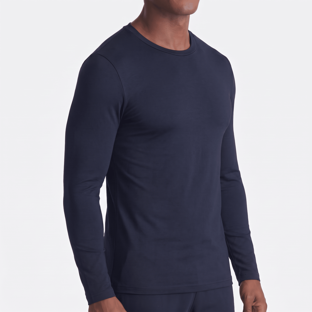 The Second Skin TENCEL™ Crew Neck Long Sleeve T-Shirt - kula