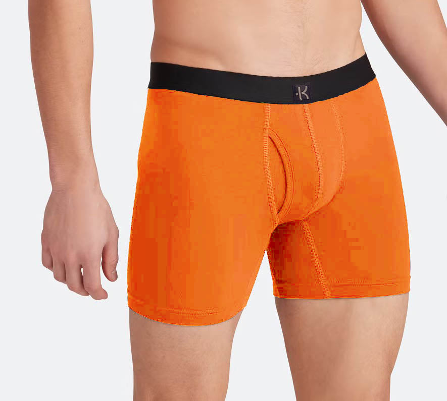 Second Skin Tencel™ Lyocell Long Leg Boxer Brief - With Fly - 9 inch inseam leg