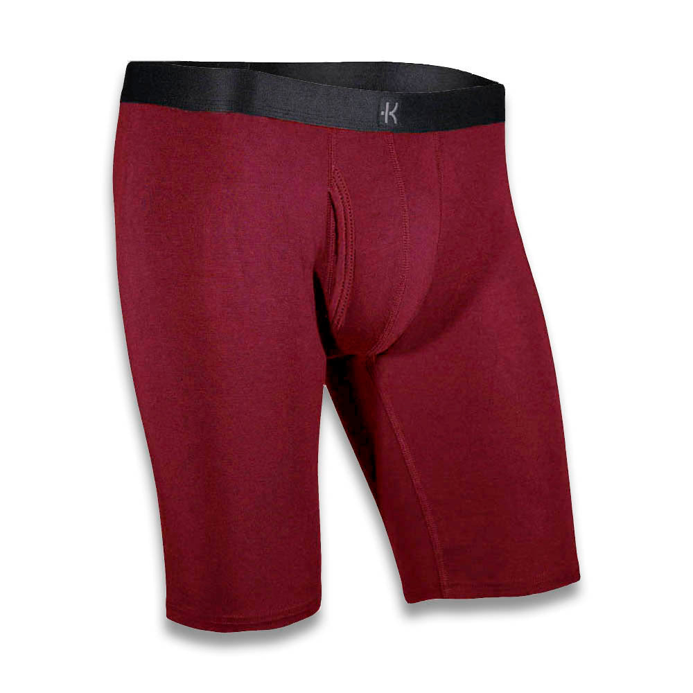 Second Skin Tencel™ Lyocell Long Leg Boxer Brief - With Fly - 9 inch inseam leg