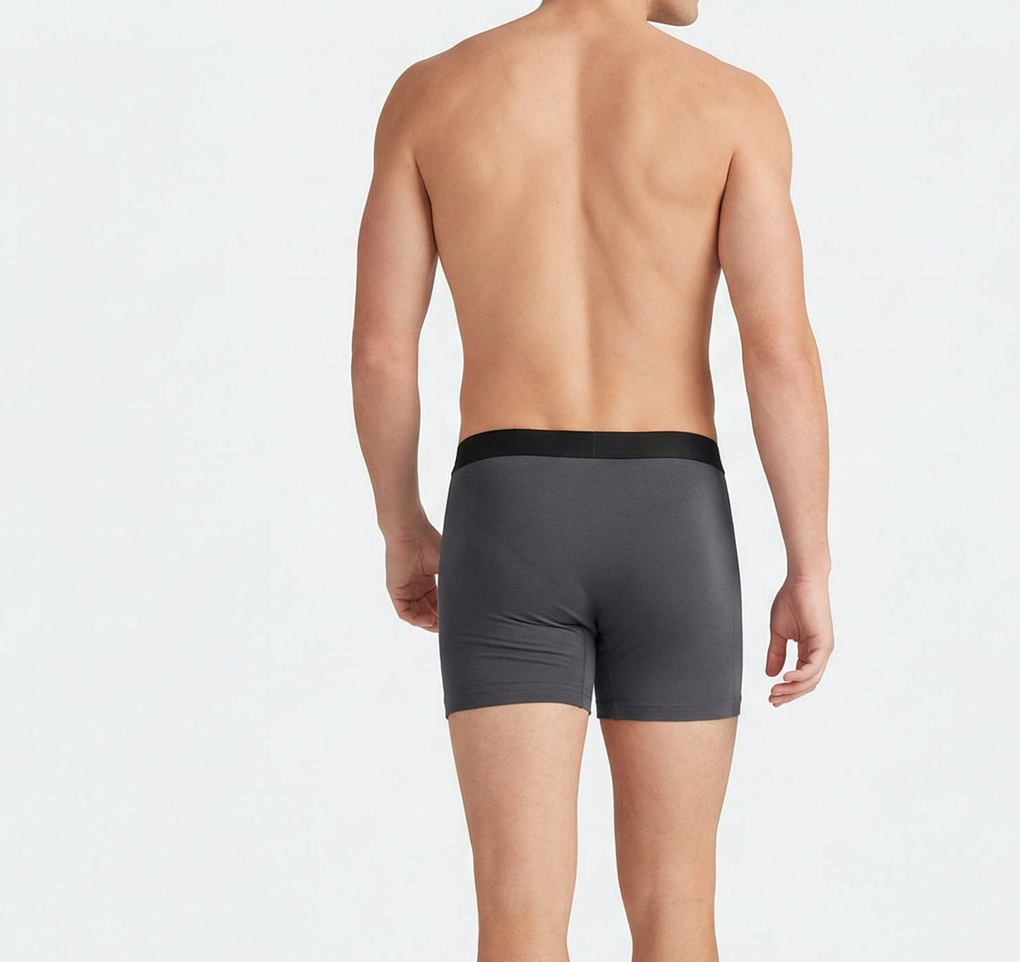 Second Skin Tencel™ Modal Standard Length Boxer Brief - With Fly - 6 inch inseam leg