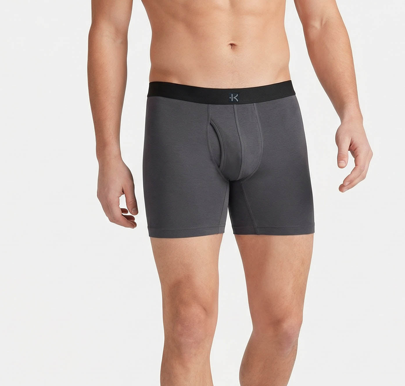 Second Skin Tencel™ Modal Standard Length Boxer Brief - With Fly - 6 inch inseam leg