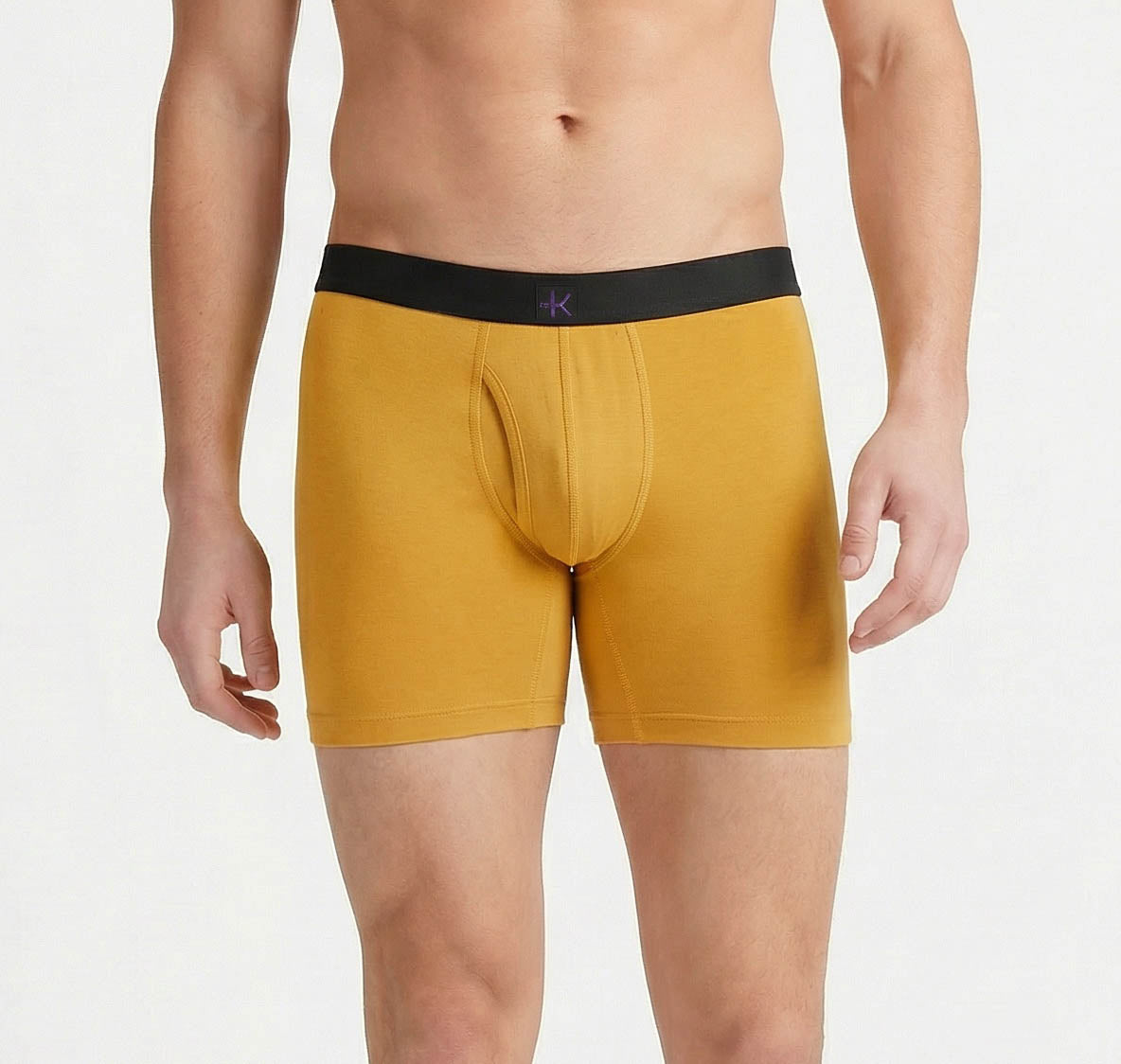 Second Skin Tencel™ Modal Standard Length Boxer Brief - With Fly - 6 inch inseam leg