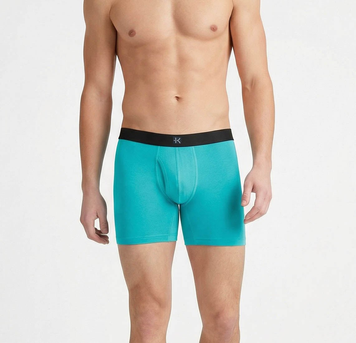 Second Skin Tencel™ Modal Standard Length Boxer Brief - With Fly - 6 inch inseam leg - kula