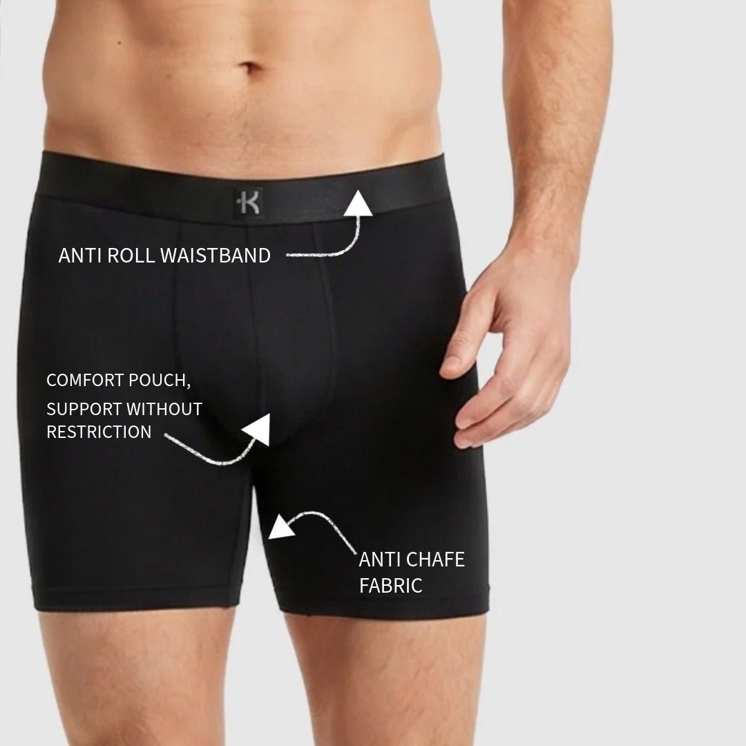 Second Skin Tencel™ Modal Standard Length Boxer Brief - No Fly (6 inch inseam leg) - kula