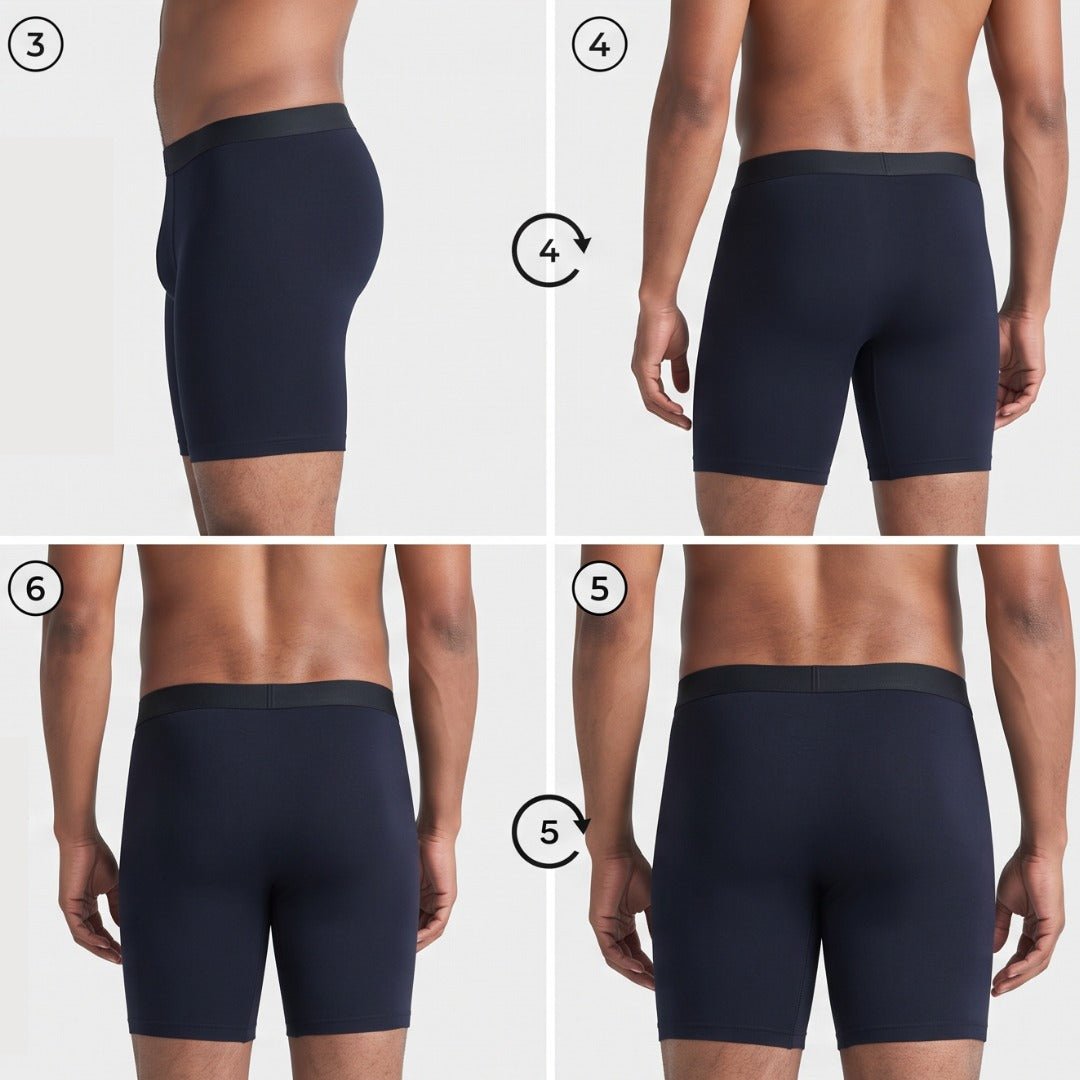 Second Skin Tencel™ Modal Long Leg Boxer Brief - No Fly (9 inch inseam leg) - kula