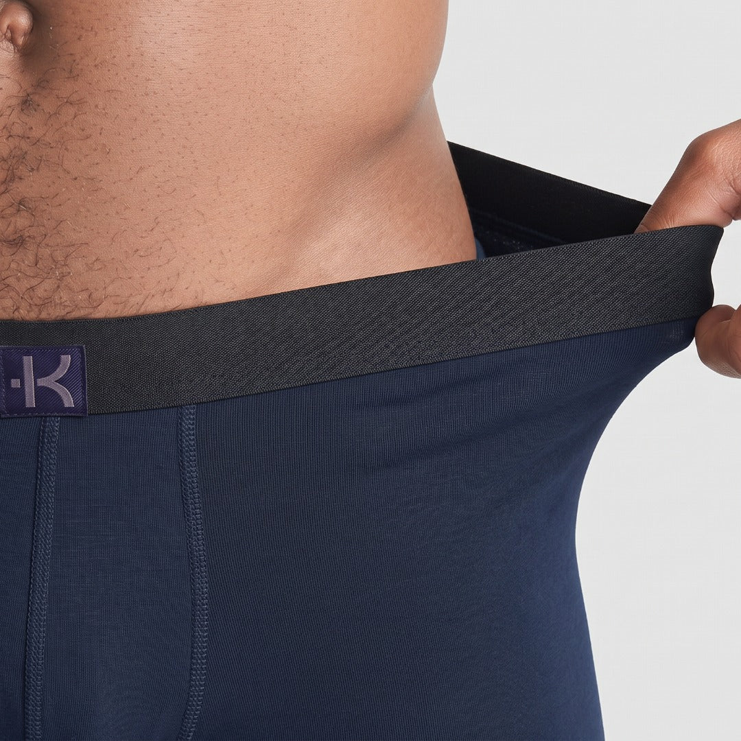 Second Skin Tencel™ Modal Standard Length Boxer Brief - No Fly (6 inch inseam leg) - kula