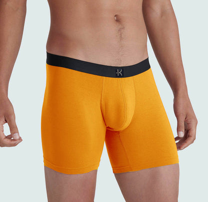 Second Skin Tencel™ Lyocell Standard Length Boxer Brief - No Fly (6 inch inseam leg)